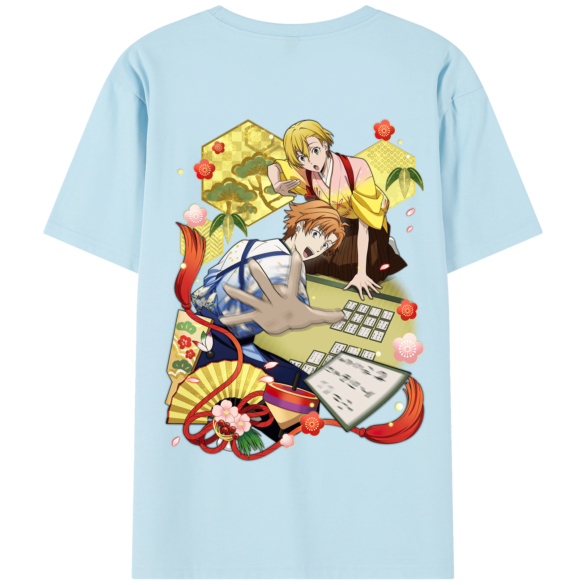（画像用） 文豪ストレイドッグス Bungo Stray Dogs 綿100％半袖Tシャツ（背面プリント）